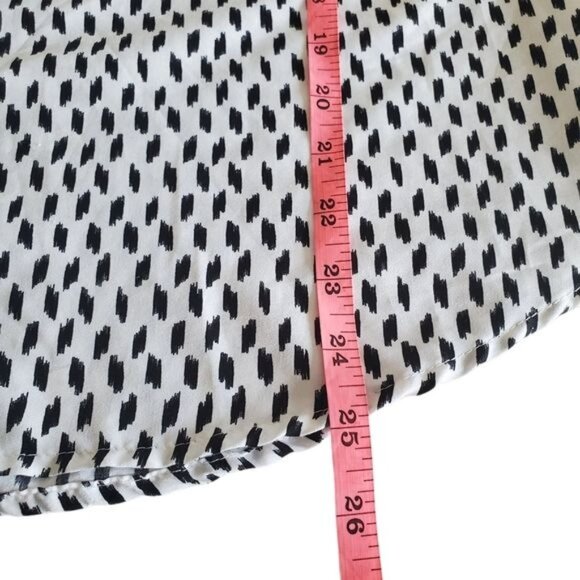 FADED GLORY Womens Tank Top Medium Black‎ White Sheer Round Hem Casual Layer - Picture 9 of 9